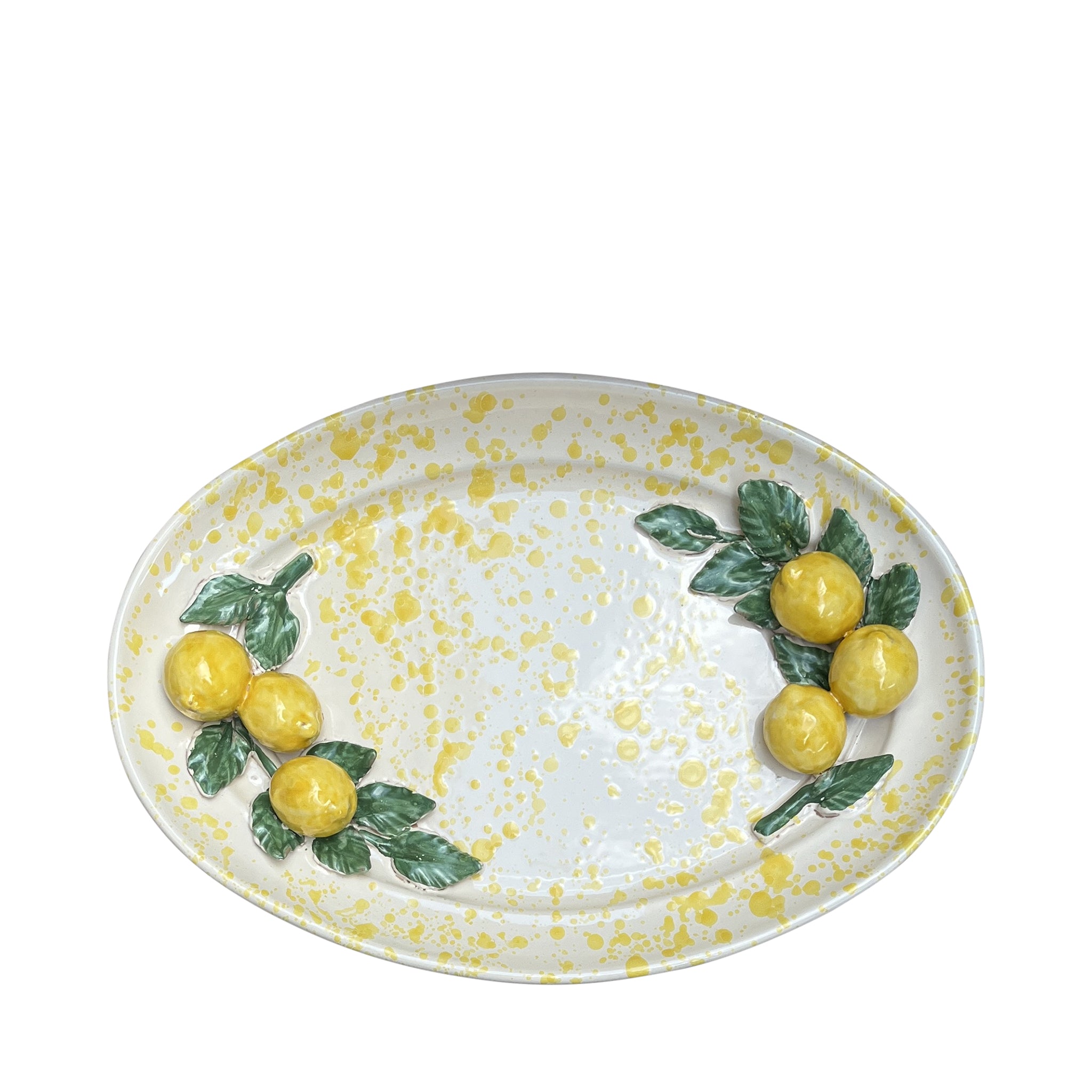 Sicilia Ceramic Lemon Oval Platter – ALEX AND TRAHANAS