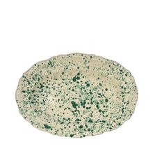 Load image into Gallery viewer, Schizzato Ceramic Oval Platter, Doppio Green - Puglia, Italy