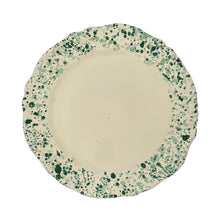 Load image into Gallery viewer, Bordo Schizzato Ceramic Main Plate, Doppio Green - Puglia, Italy