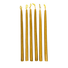 Load image into Gallery viewer, 100% Beeswax taper candles, set of 6 - Athens, Greece