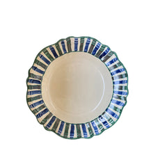 Load image into Gallery viewer, Lido Ceramic Pasta Bowl, Sea green &amp; blue - Puglia, Italy - PRE-ORDER