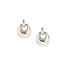 Load image into Gallery viewer, LO X ALEX AND TRAHANAS Marella hoop earrings,  silver