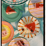 Dolce Ceramic Coffee Cup and Saucer, Lemon