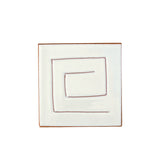 Athina Ceramic Coaster Tile, Set of 2
