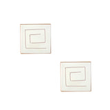 Athina Ceramic Coaster Tile, Set of 2
