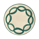 Eliá Ceramic Main Plate, Sea Green