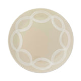 Eliá Ceramic Main Plate, Cream and White
