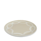 Eliá Ceramic Main Plate, Cream and White, Set of 4