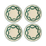 Eliá Ceramic Pasta Bowl, Sea Green, Set of 4
