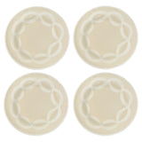 Eliá Ceramic Pasta Bowl, Cream and White, Set of 4