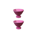 Deia Aperitivo and Gelato Bowls, Pink, Set of 2