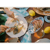 Fish Ceramic Oval Aperitivo Plate