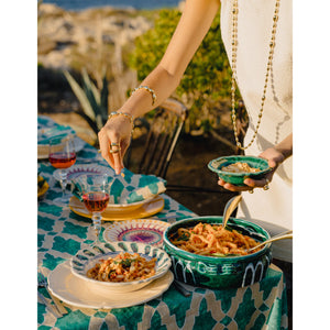 Olio Scalloped Ceramic Pasta Bowl