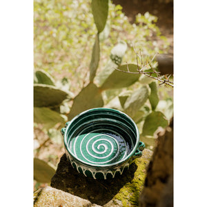 Il Mare Ceramic Salad Bowl, Sea Green