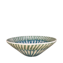 Load image into Gallery viewer, Frutti Ceramic Serving Bowl, Green and Blue