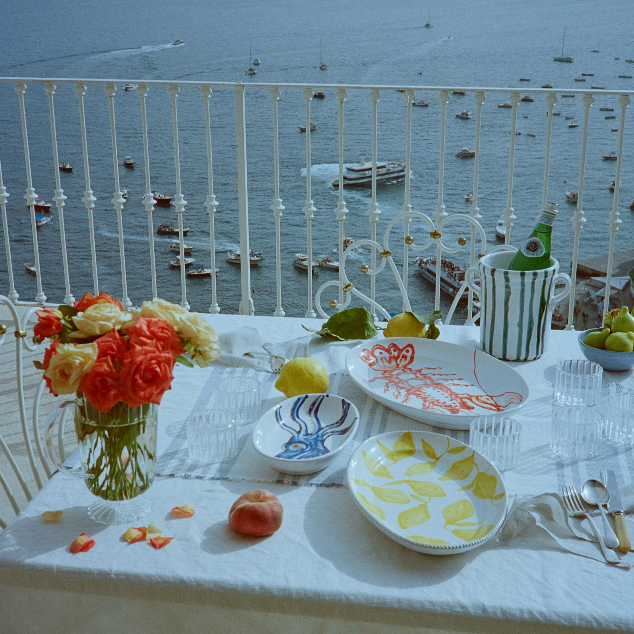 Lobster Large Oval Ceramic Serving Platter – ALEX AND TRAHANAS