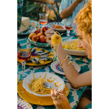 Load image into Gallery viewer, Frutti Scalloped Ceramic Pasta Bowl, Yellow