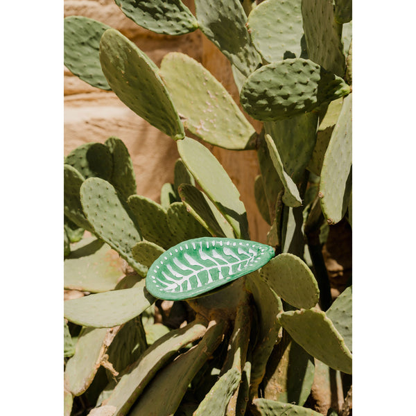 Prickly Pear Ceramic Serving Plate