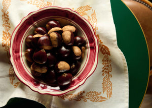 Pranzo Ceramic Pasta Bowl, Burgundy - Puglia, Italy