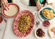 Load image into Gallery viewer, Schizzato Ceramic Oval Platter, Vino Rosso - Puglia, Italy