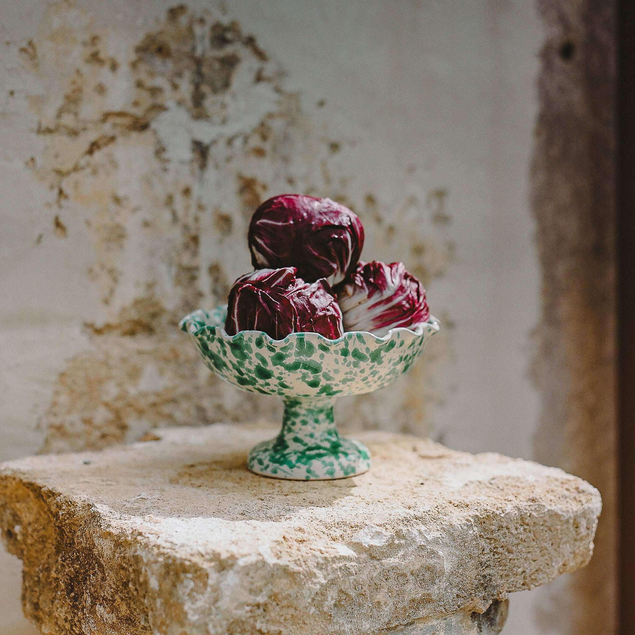 Sea Foam Ceramic Fruit Bowl Stand – ALEX AND TRAHANAS