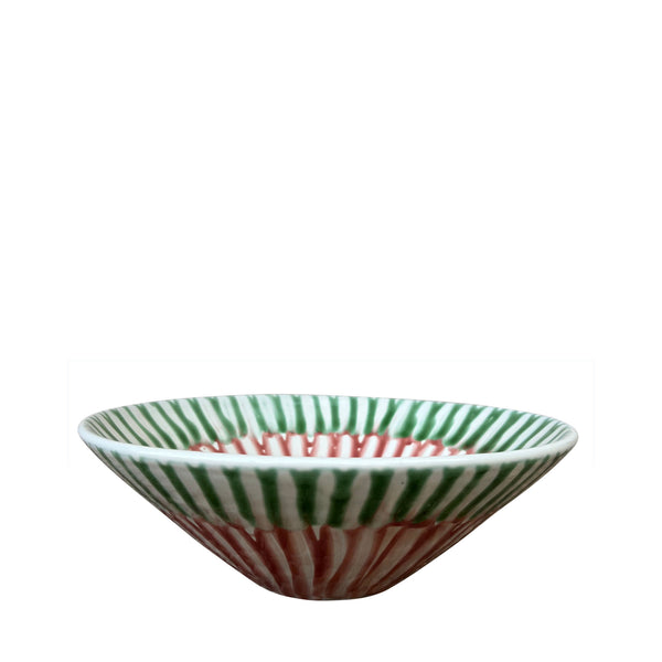 Ceramic Sides Bowl, Watermelon - Puglia, Italy