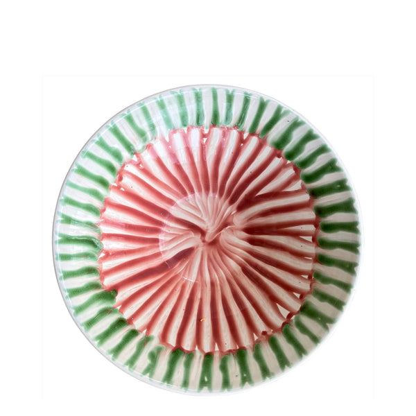 Ceramic Sides Bowl, Watermelon - Puglia, Italy