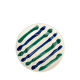 Orvieto Ceramic Dessert & Side Plate, Blue & Green