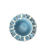 Partemio Ceramic Coffee Cup and Saucer, Blue