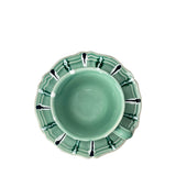Partemio Ceramic Coffee Cup and Saucer, Sea green