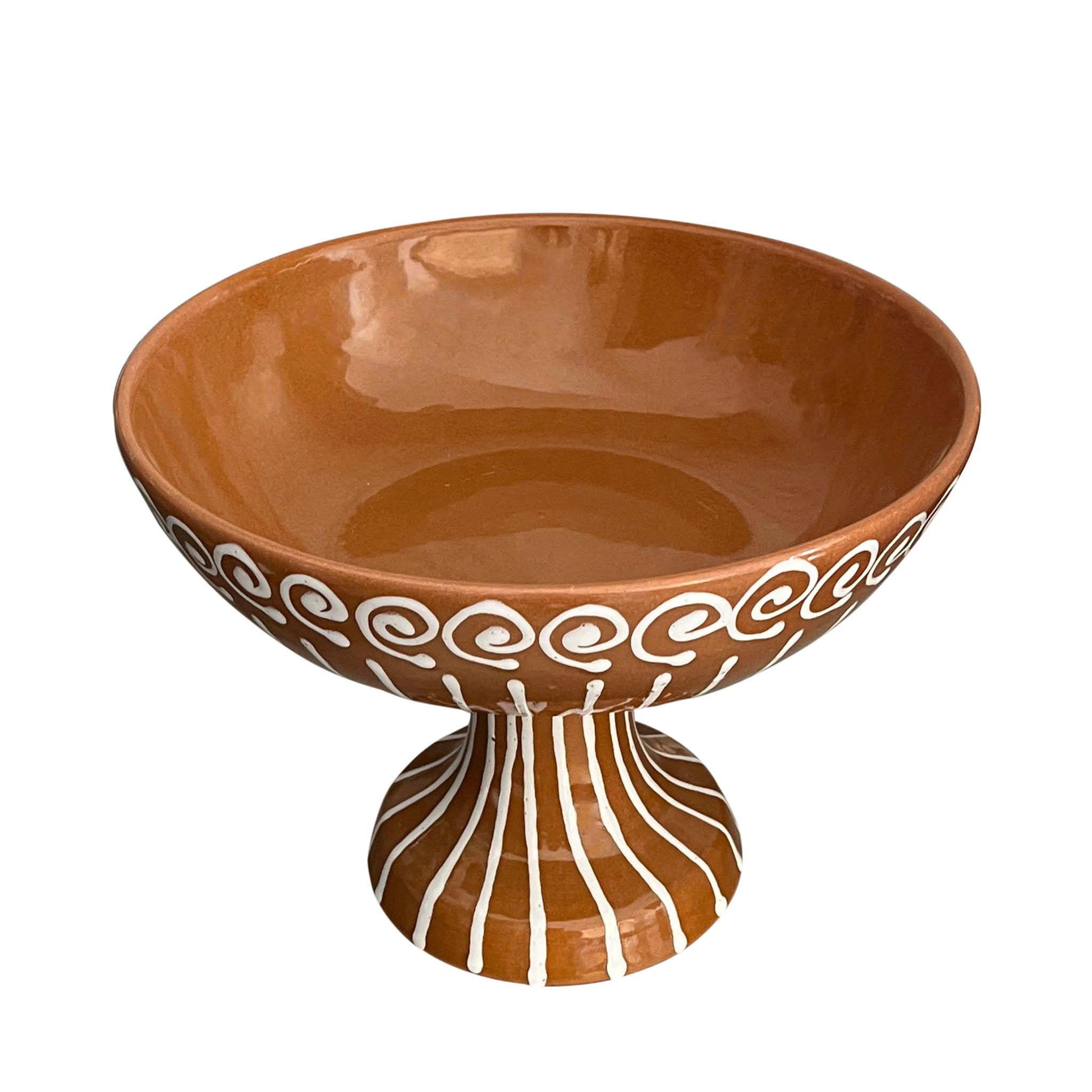 Spirale Fruit Bowl Stand, Terracotta – ALEX AND TRAHANAS