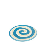 Spirale Ceramic Dessert & Side Plate, Blue