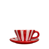 Altea Espresso Cup and Saucer, Red