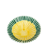Frutti Ceramic Serving Bowl, Green & Yellow
