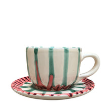 Load image into Gallery viewer, Frutti Ceramic Tea / Coffee Cup and saucer