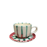 Frutti Ceramic Coffee Cup and Saucer