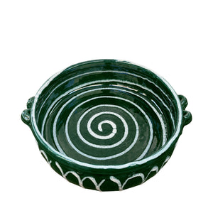 Il Mare Ceramic Salad Bowl, Sea Green