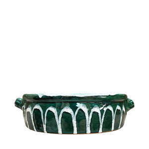 Il Mare Ceramic Salad Bowl, Sea Green