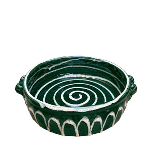 Il Mare Ceramic Salad Bowl, Sea Green