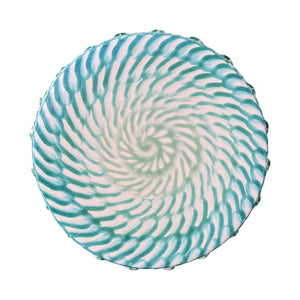 Levanzo Fluted Ceramic Cake Stand