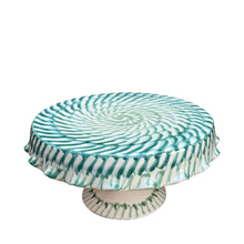 Load image into Gallery viewer, Levanzo Fluted Ceramic Cake Stand