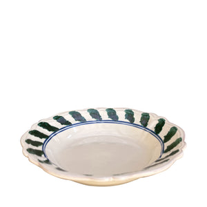 Olio Scalloped Ceramic Pasta Bowl