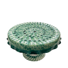 Load image into Gallery viewer, Ceremonies Fluted Ceramic Cake Stand - Puglia, Italy - LOW STOCK