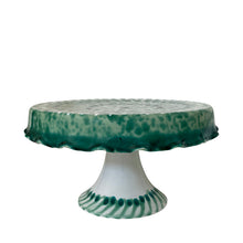 Load image into Gallery viewer, Ceremonies Fluted Ceramic Cake Stand - Puglia, Italy