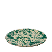 Load image into Gallery viewer, Schizzato Ceramic Main Plate, Sea Foam - Puglia, Italy
