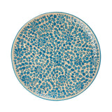 Diponto Etched Ceramic Serving Plate, Blue