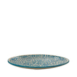 Diponto Etched Ceramic Serving Plate, Blue