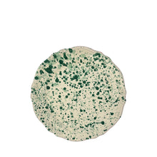 Load image into Gallery viewer, Schizzato Ceramic Side and Dessert Plate, Doppio Green - Puglia, Italy