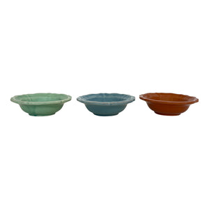 Ceremonies Ceramic Scalloped Bowls, Set of 3 - Puglia, Italy