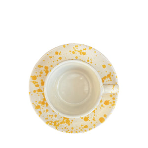 La Piscina Espresso Cup and saucer, yellow